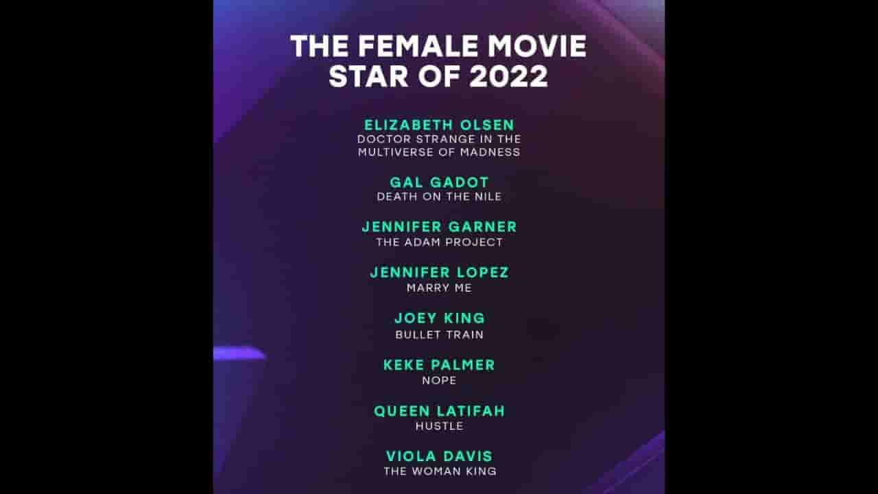 People’s Choice Awards Nominations 2022 Actress