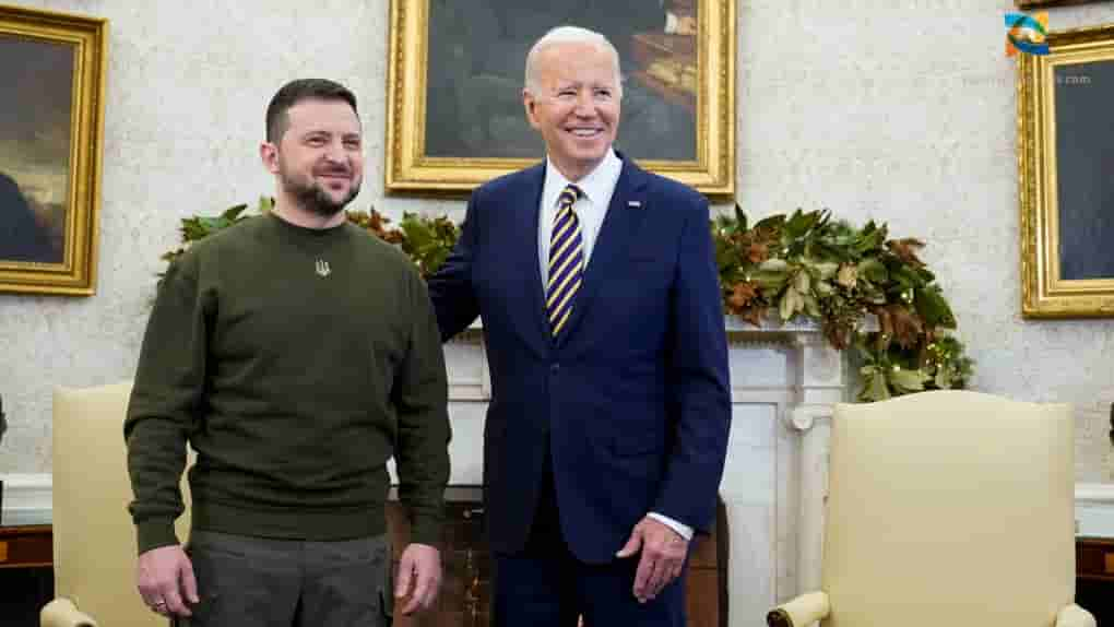 Ukraine President Zelensky's meeting with US President Joe Biden