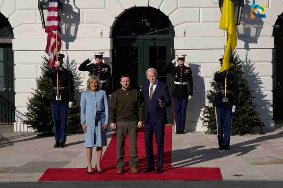 Ukraine President Zelensky's meeting with US President Joe Biden