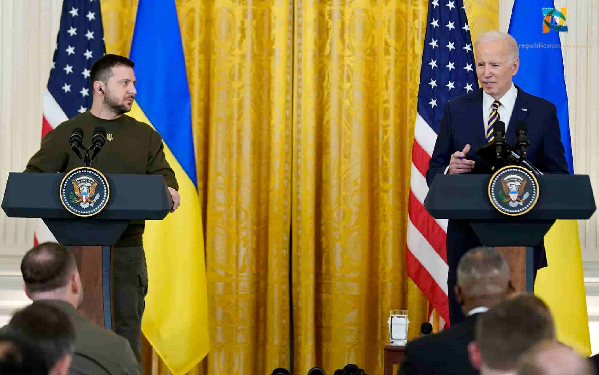 Ukraine President Zelensky's meeting with US President Joe Biden