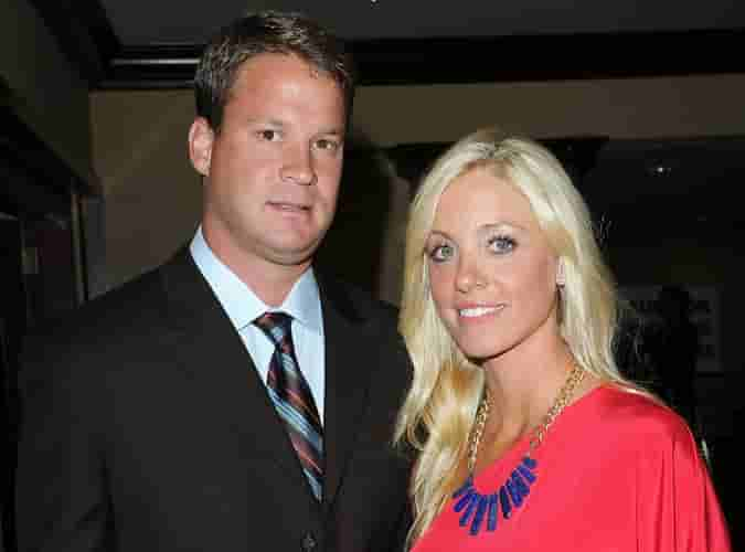 Lane Kiffin with his wife Layla