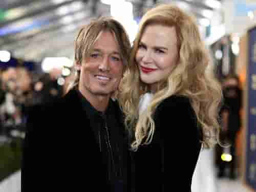 Nicole Kidman with Her husband Keith Urban