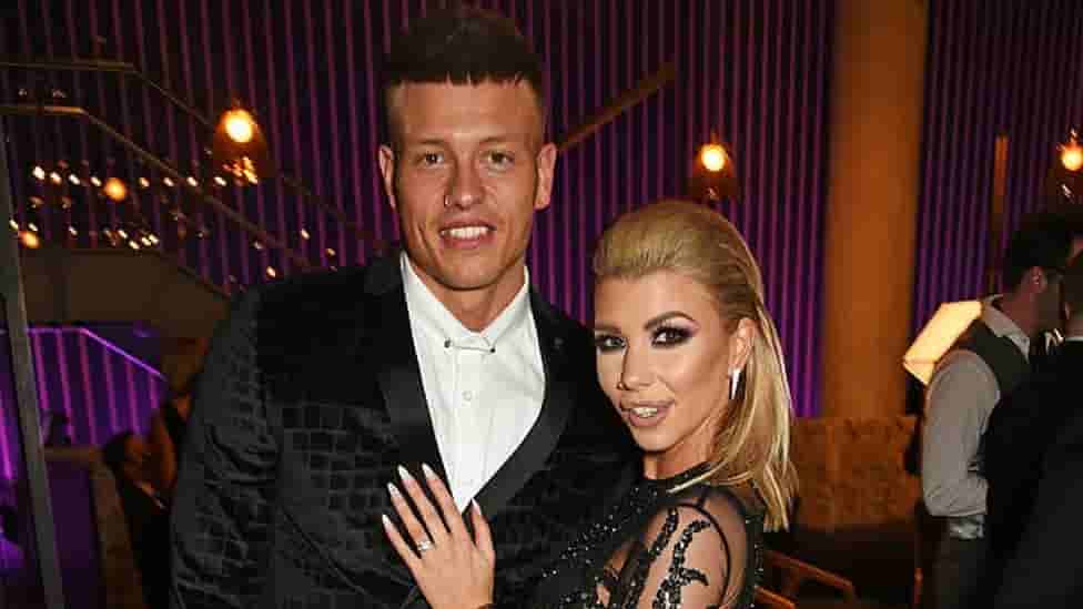 Olivia Buckland With her husband Alex
