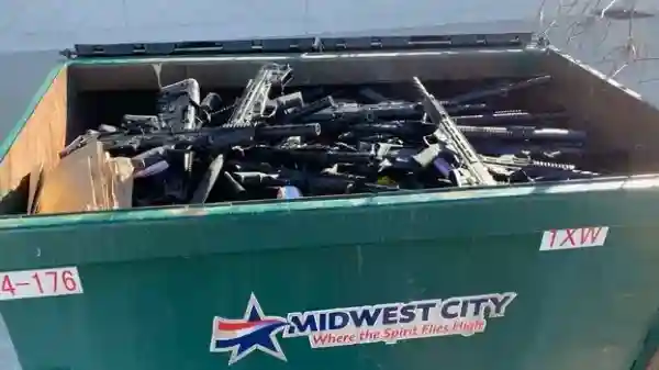 Oklahoma dumpster guns disposed by Raymond Anthony Mussatto