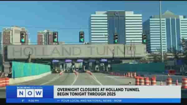 holland tunnel closure