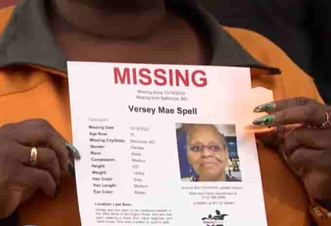 75-year-old Versey Spell who went missing, now found