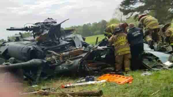 2 U.S. army Black Hawk helicopters crashed in Kentucky during a training session, killing 9 soldiers