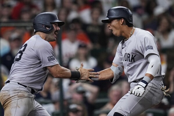 The Yankees overcame the Astros with home runs by Cabrera, Soto, and Volpe